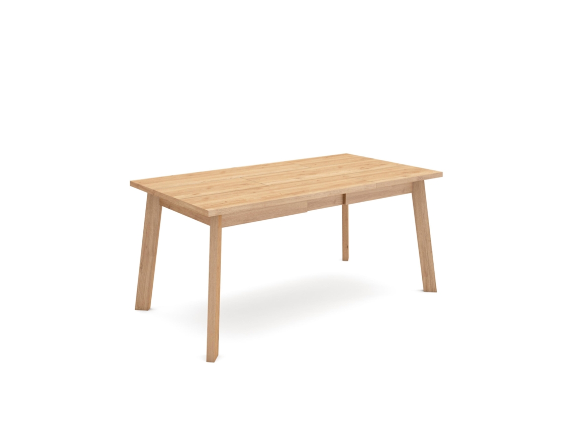 Mesa Comedor, 167xx90x75cm, Para 8 Comensales, Patas De Madera, Roble