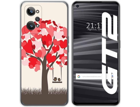 Carcasa para Realme GT 2 5G TUMUNDOSMARTPHONE Dibujos Pajaritos Multicolor
