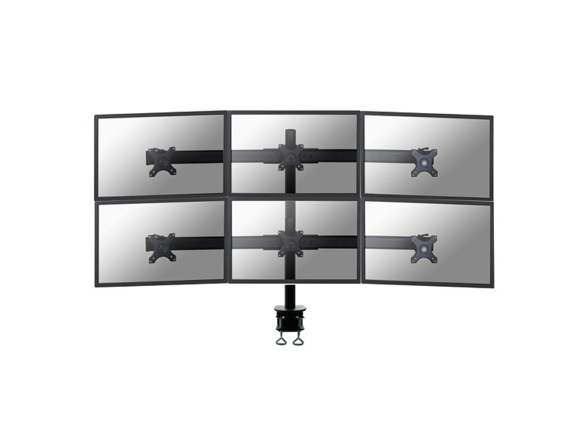 Soporte de Mesa NEWSTAR FPMA-D700D6 (Ajustable - 19'' a 27'' - Hasta 8 kg)