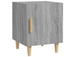 Sonoma MAISON EXCLUSIVE Mesita de noche derivada de madera gris