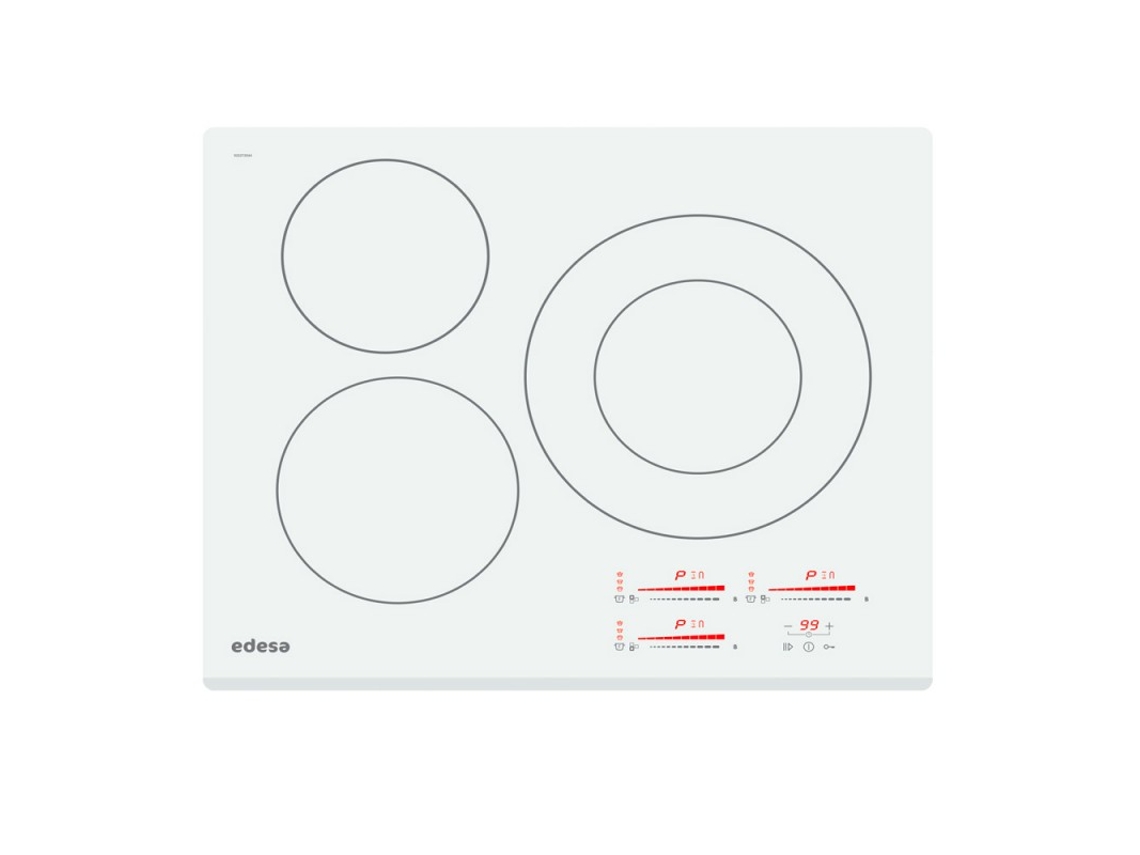Placa de Inducción EDESA EIMS-6330 B WH (Eléctrica - 62 cm - Blanco)