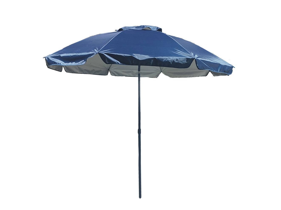 Sombrilla de acero Marbueno con 6 varillas, Ø140 cm, para jardín y playa - Marbueno Verano