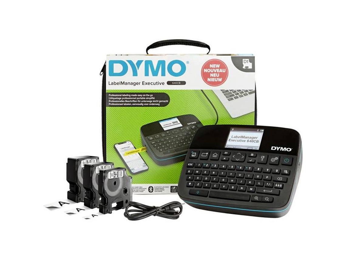 Impresora de etiquetas Dymo Labelmanager compatible con cintas D1 de 6 mm, 9 mm, 12 mm, 19 mm y 24 mm
