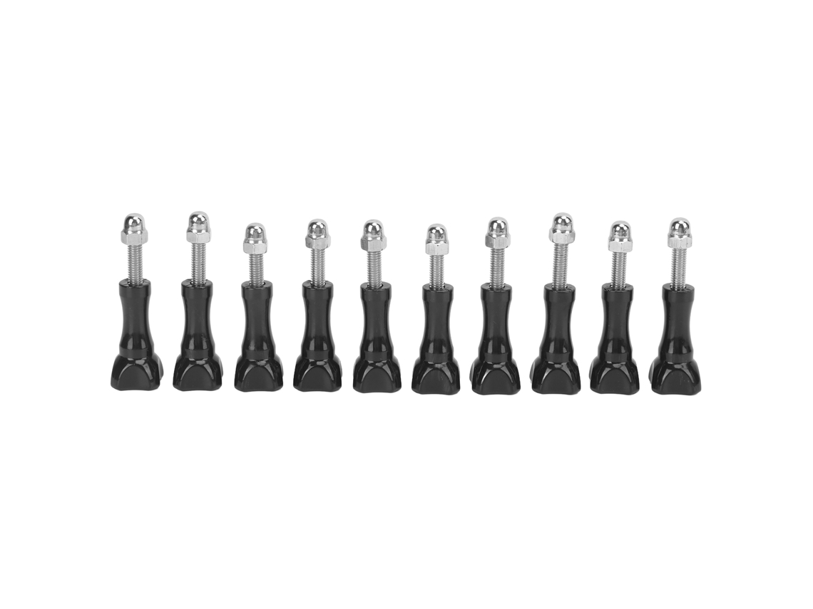 10pcs/set Tornillos De Pulgar Largos Con Tuerca Para Adaptador De Montaje De Trípode Accesorios Gopro