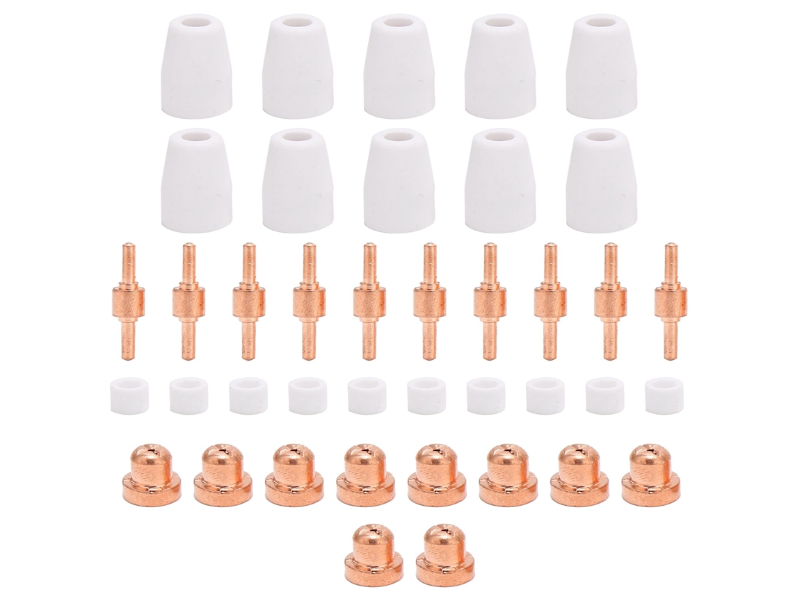 Kit De Accesorios De Soldadura Con Consumibles De Cobre Pt-31, Boquilla Para Electrodo, 40 Piezas.