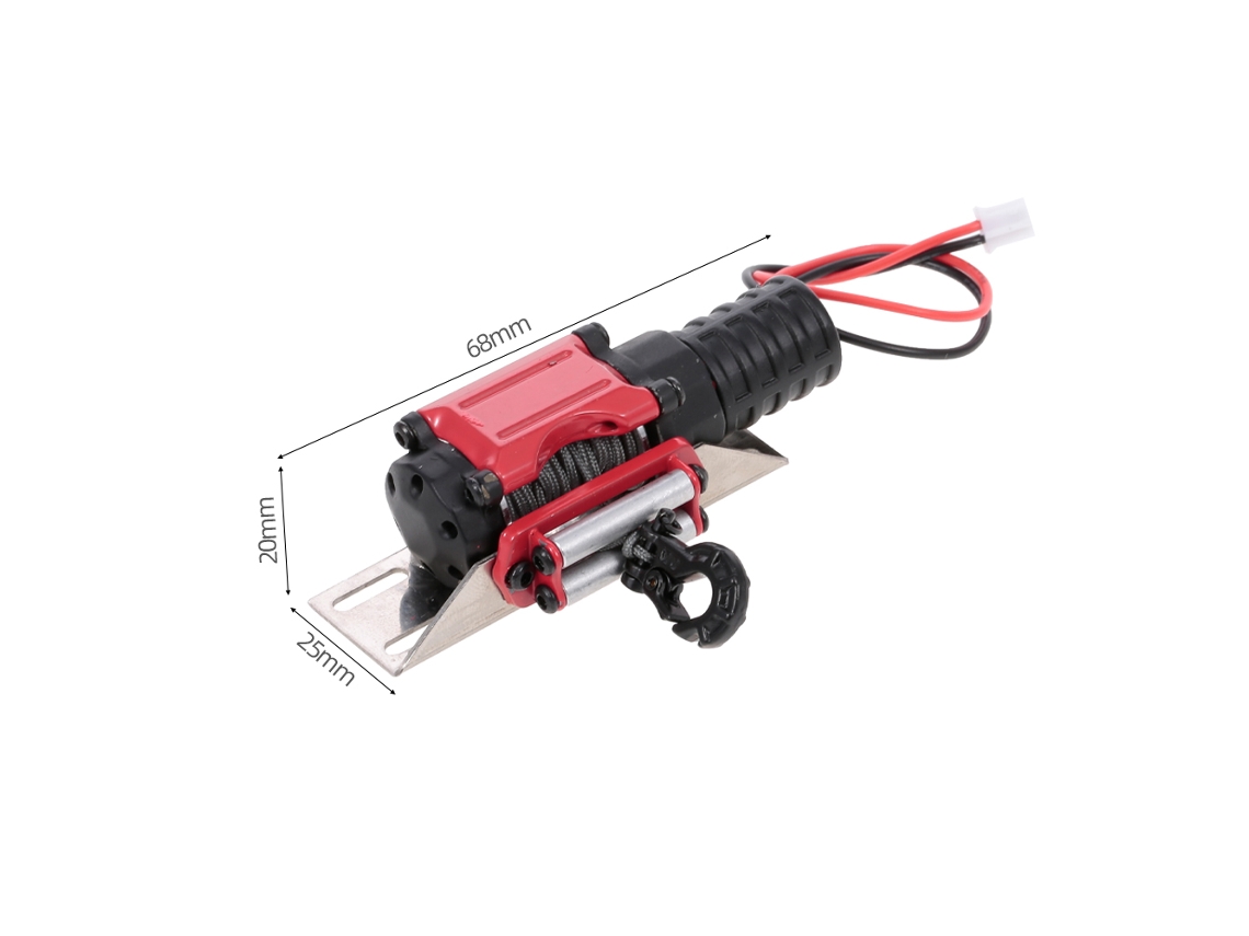 Grúa Teledirigida Rc Para Coches Rc Crawler A Escala 1/10 Traxxas Hsp Redcat Axial Scx10 D90 Hpi