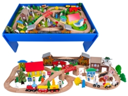 Mega Tren de Madera en la Mesa B.active