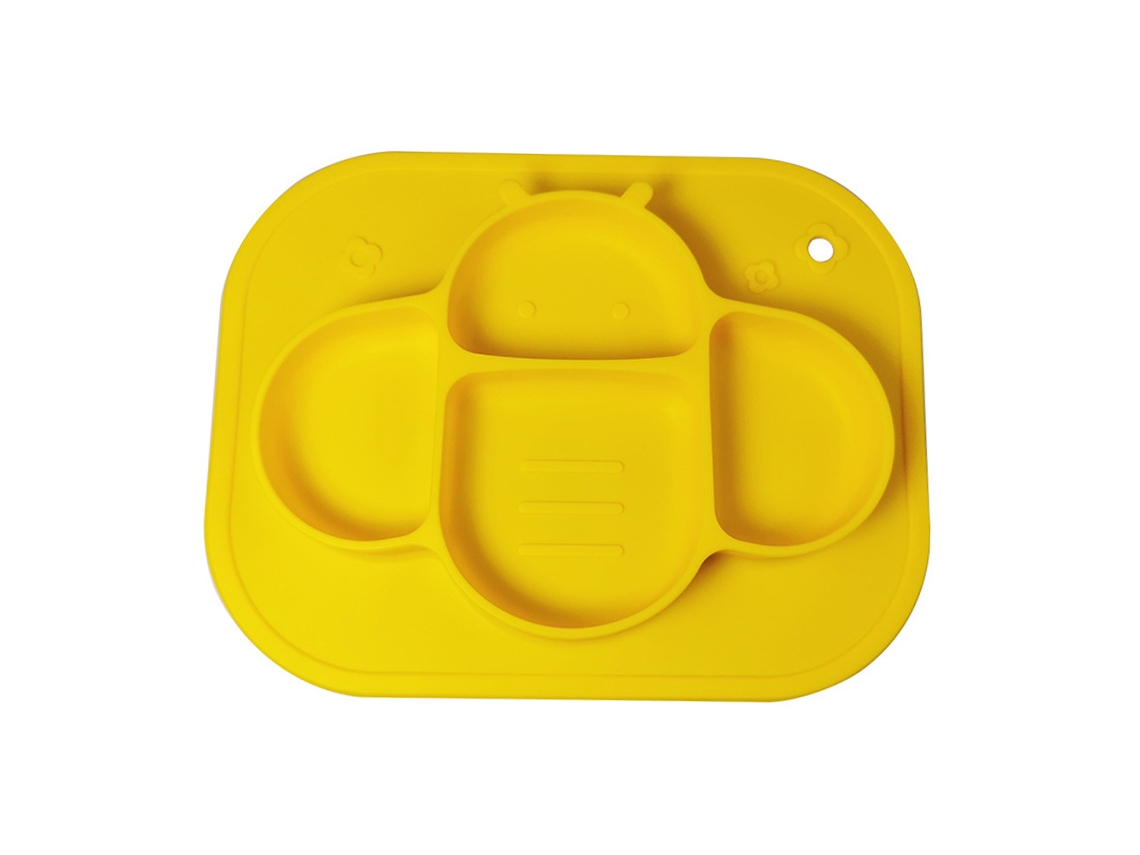 Plato de silicona con ventosa, ideal para comer de forma independiente NEVEANCE