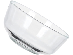 Elegante Ensaladera De Cristal Transparente, Fácil De Limpiar, Para Servir Fruta.