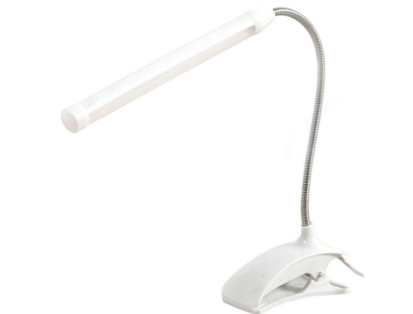 (Blanco) Clips de luz de lectura LED USB clips mesas y sillas mesa y sillas luz nocturna plegable