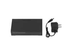 Switch Ethernet De 8 Puertos Adaptativo Splitter Plug And Play Operación Silenciosa 100-240v