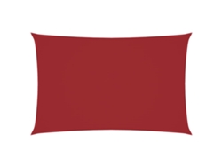 Parasol rectangular de tela Oxford roja 5x8 m MAISON EXCLUSIVE