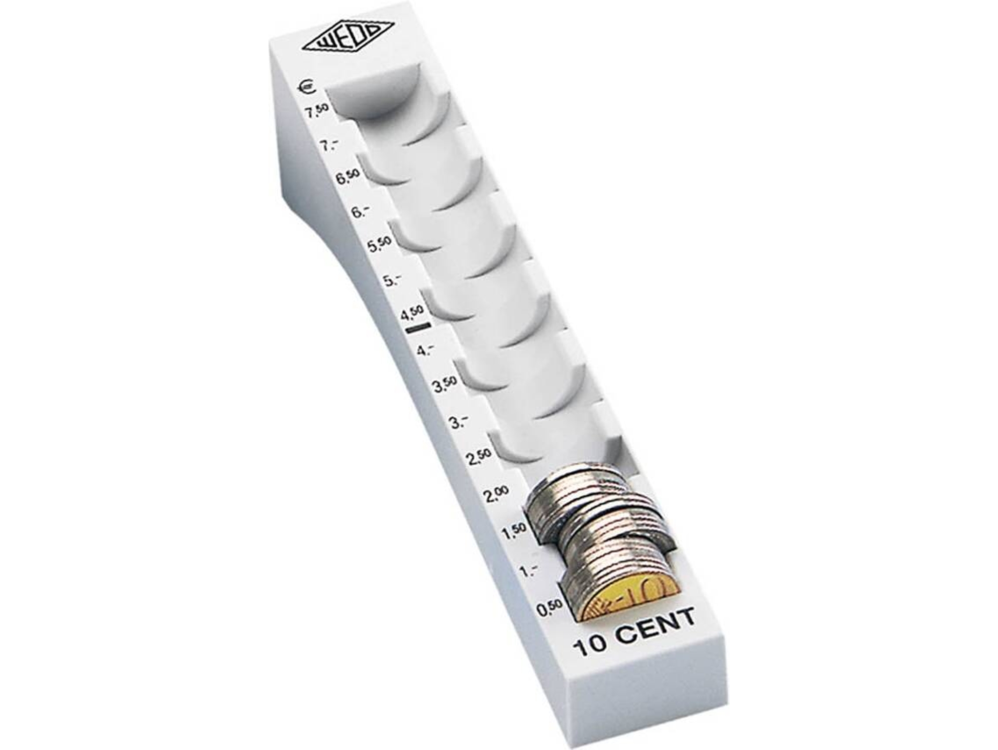 Organizador de Monedas para Caja WEDO 160 701037 (10 céntimos)