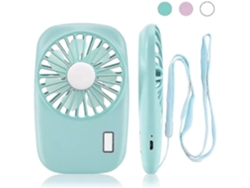Ventilador Portátil Pequeno E Recarregável - Azul