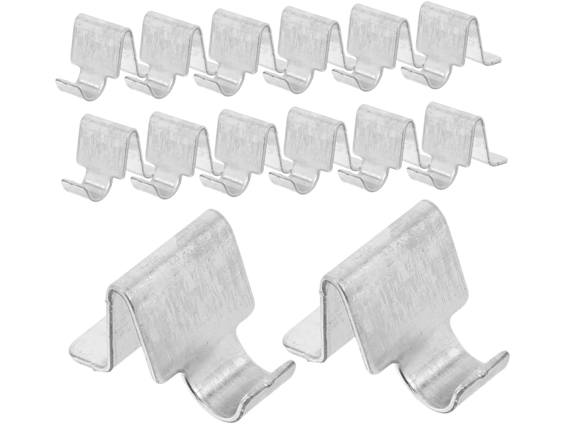 Juego De 20 Soportes Metálicos Para Estantes, Fijaciones Resistentes Para Estantes.