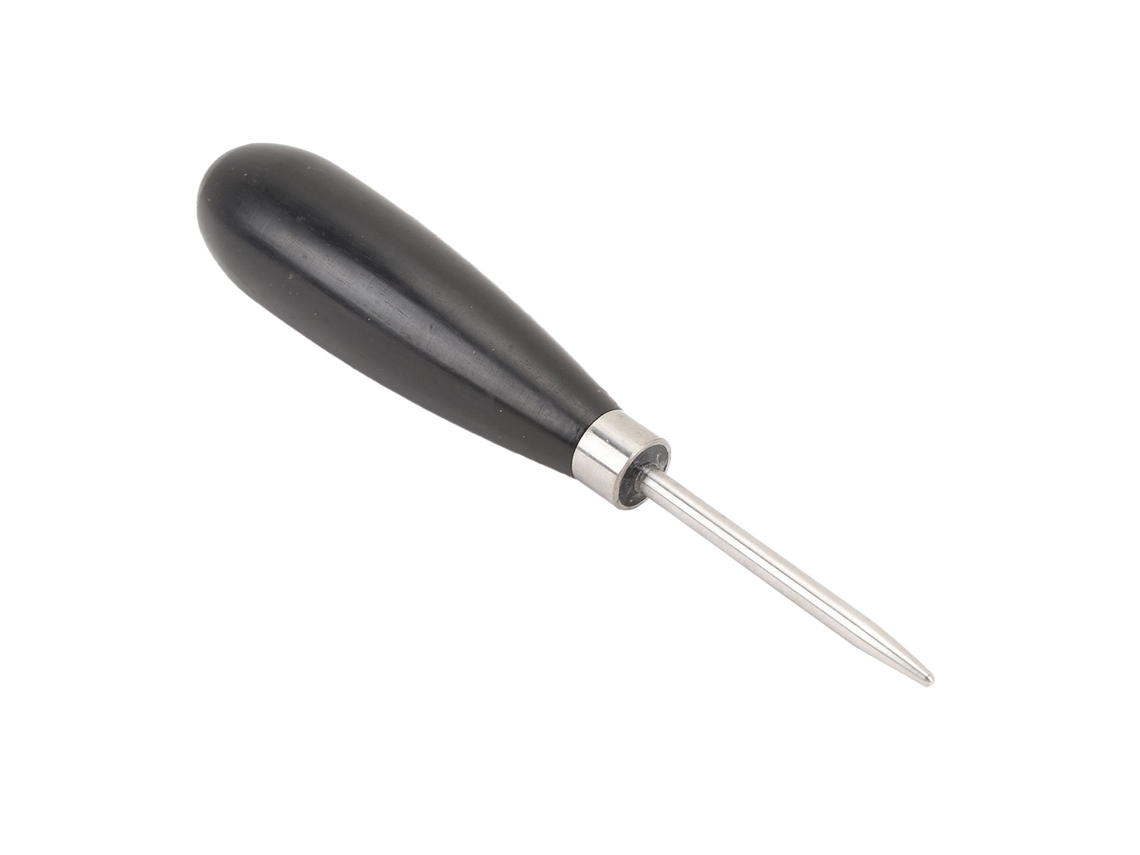 Omni-perfurador Retto Para Cordar Raquetes Com Cabo De Madeira Ferramenta Manual Para Raquetes De Badminton Aço Inoxidável