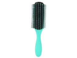 Pente profissional de nove fileiras com cerdas de nylon para desembaraçar cabelos cacheados, antiestático e com função de massagem, modelo 2026.