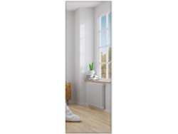 Espejo de Pared 110 x 38 cm, Espejo Rectangular sin Marco con Borde Biselado, Espejo Grande para Armario, Pasillo, Sala de Estar, Dormitorio COSTWAY