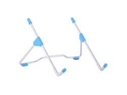 Soporte Plegable Ajustable Para Portátiles Y Tabletas De 10-17" Notebook Ipad Azul