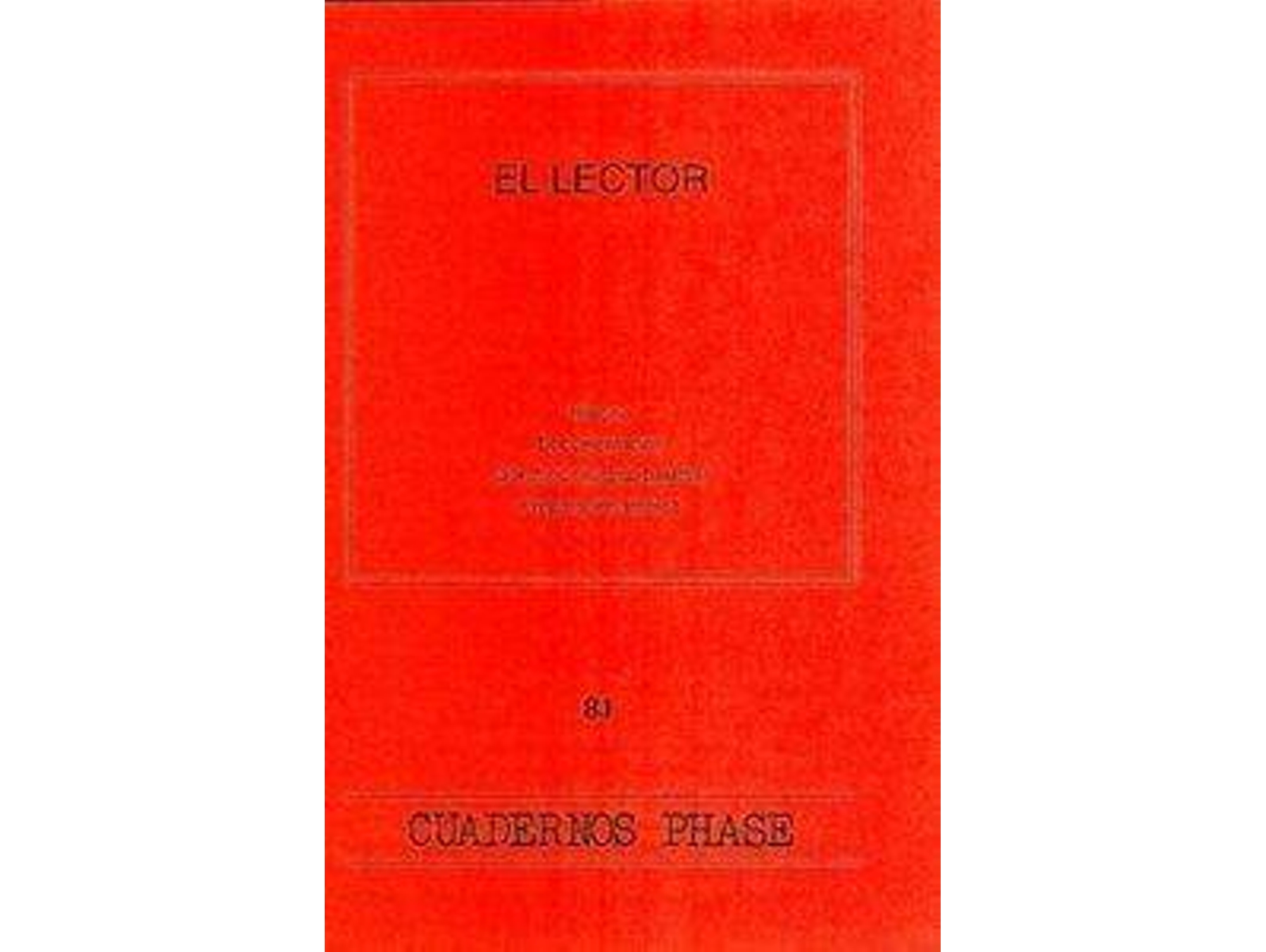 Libro Lector, El (Español)
