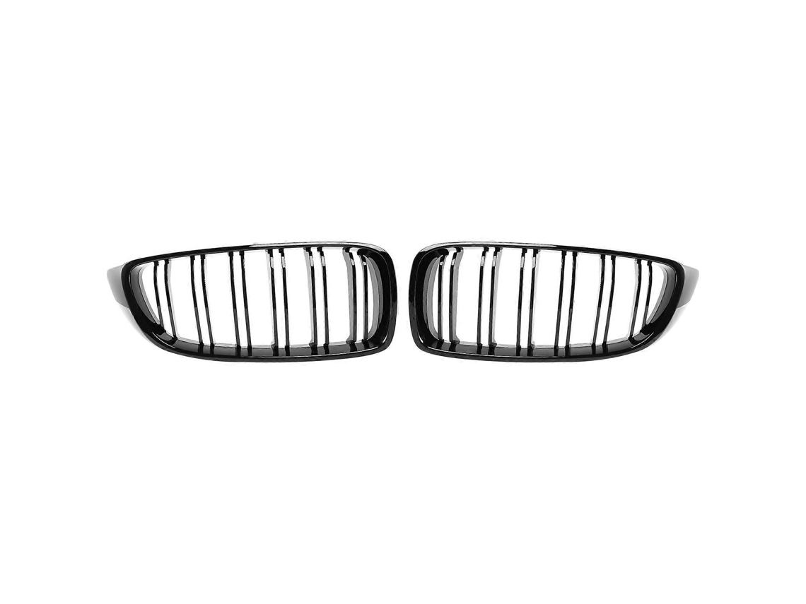Rejillas delanteras de repuesto para la serie 4 F32 F33 F36 F80 F82 Sport Double Slat Bright Bl