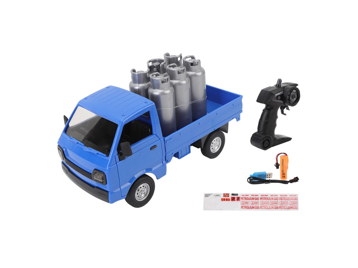 2026-camión Pickup Rc Con Bidón De Gasolina, Sonidos, Luces Y Control Remoto, Vehículo Interactivo Con Batería