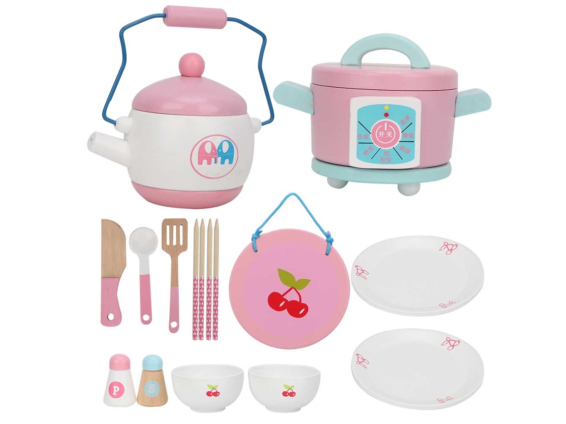 14pcs Brinquedo De Cozinha Simulação Para Crianças Jogo Educativo De Cooking Com Ferramentas De Cozinha
