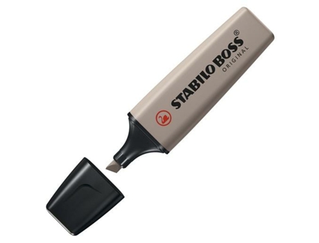 Subrayador STABILO Boss Original 10 Unidades Gris claro