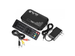 Reproductor Multimedia Mini Box Full Hd 1080p Compatible Con Mmc, Rmvb, Mp3, Avi, Mkv, Usb Y Hdmi.