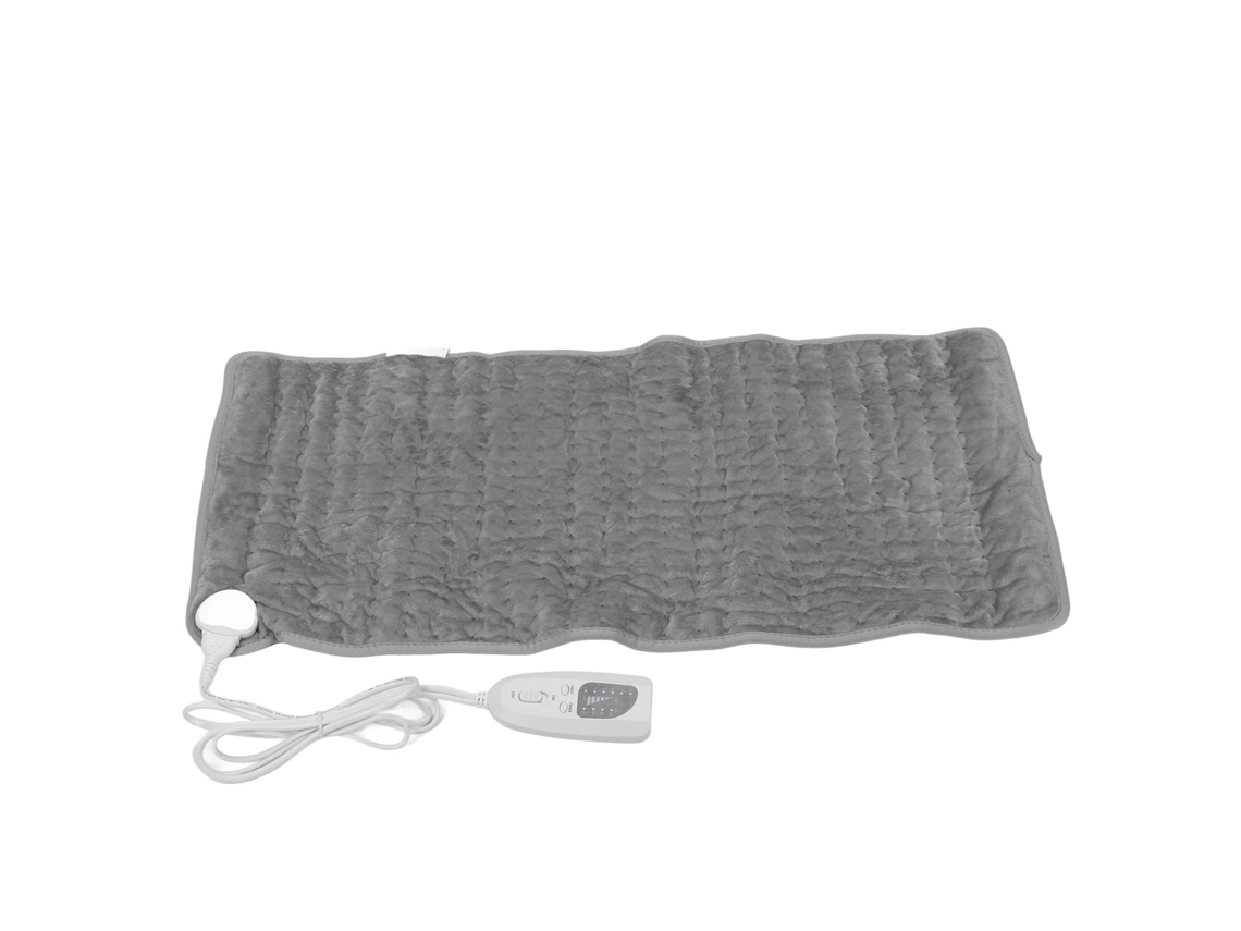Almohadilla Eléctrica Térmica Ajustable, Alivio de Dolor en Cuello y Hombros, Gris Plata 29.9x15.7cm KOFIHETY