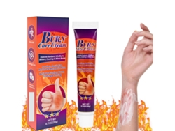 Crema para quemaduras que alivia el dolor y previene cicatrices