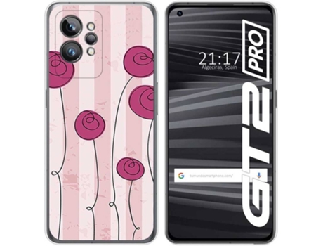Carcasa para Realme GT 2 Pro 5G TUMUNDOSMARTPHONE Dibujos Flores Vintage Multicolor