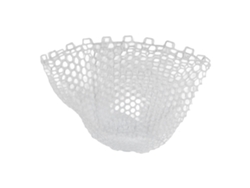 Red plegable para pesca con mosca de 47 cm, de goma.