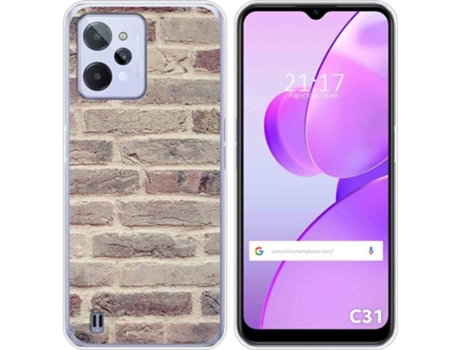 Carcasa para Realme C31 TUMUNDOSMARTPHONE Dibujos Ladrillo 01 Multicolor