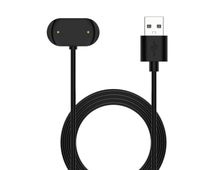 Cable de carga para reloj inteligente Amazfit GTR 3 / GTR 3 Pro / GTS 3, longitud: 1 m (negro)