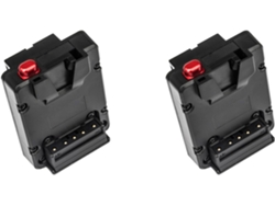 2x Batería V-lock A V A Np-f Placa Convertidora F550 F570 F750 F970