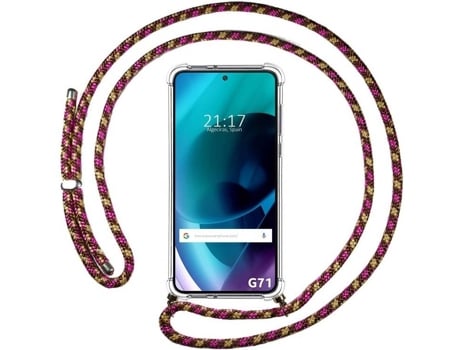 Carcasa Motorola Moto G71 5G TUMUNDOSMARTPHONE Colgante Rosa