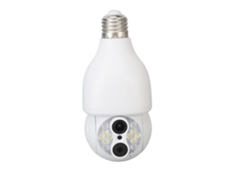 Bombilla Con Cámara De Seguridad Wifi 1080p A Color, Visión Nocturna, Intercomunicador Bidireccional, Vigilancia Hd 110-240v