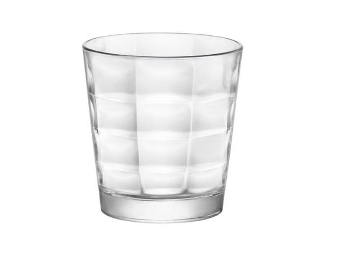 Vasos agua cube 24 cl bandeja 6