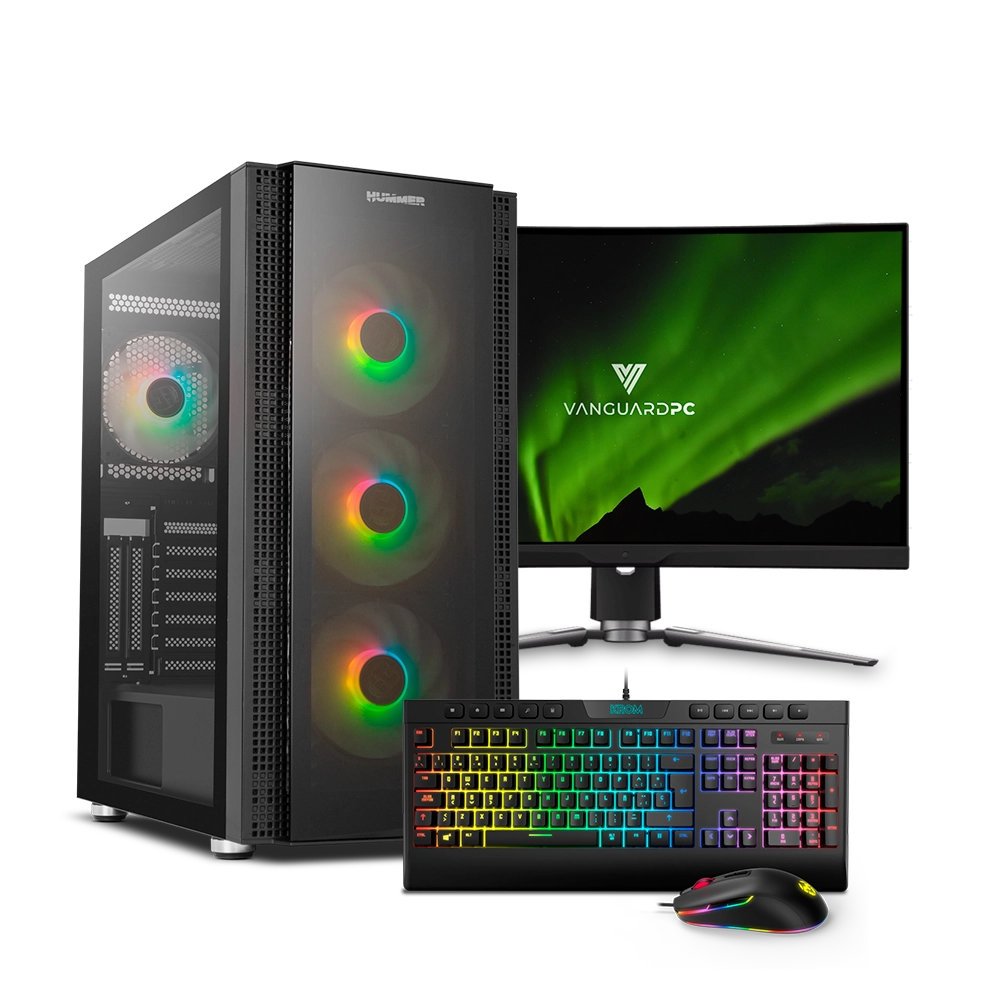 Desktop Gaming VANGUARD R50052 (AMD AM5 Ryzen 5 7600X - NVIDIA GeForce RTX 3060 - RAM: 16 GB - 1 TB SSD)
