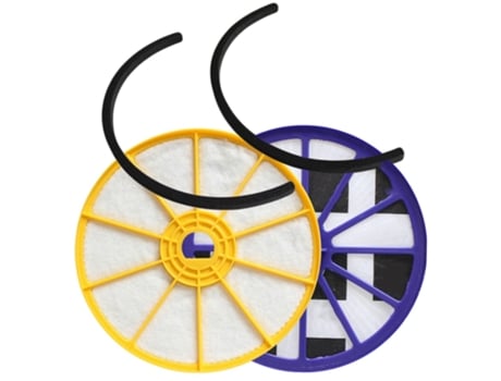 Filtros de vacío para aspiradora Dyson Dc07, Kit de Motor delantero y trasero, Kit de filtros, repuesto de herramienta de limpieza para barredora d...