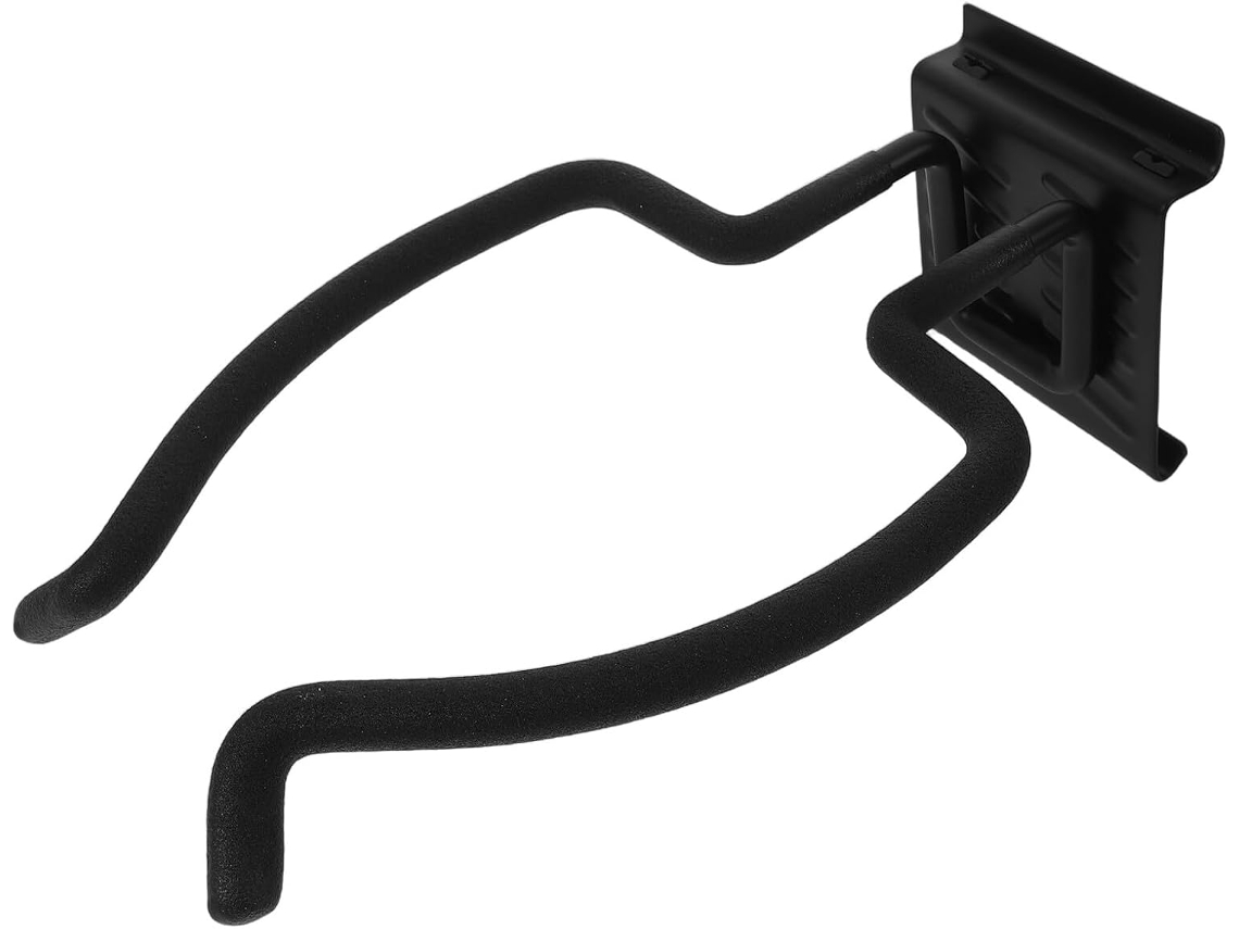 Organizador Herramientas Colgante Ganchos Bicicletas Multiusos Resistentes Garaje Pared Negro