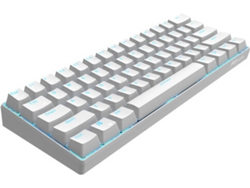 Teclado Gaming ROYAL KLUDGE RK61 (USB - Layout Inglés - Blanco)