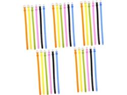 Juego De 5 Correas Decorativas De Gel De Silicona Para Reloj (6 Piezas)