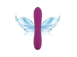 Vibradores, Vibrador Eléctrico Portátil Inalámbrico, 100% Resistente al Agua, Morado