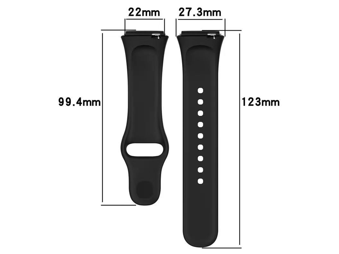 Pulseira De Silicone De Reposição Para O Redmi Watch 3 Lite (preto)