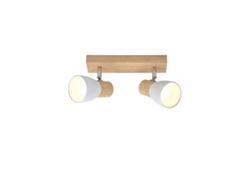 Lámpara de techo Lan con dos reflectores Cristalrecord