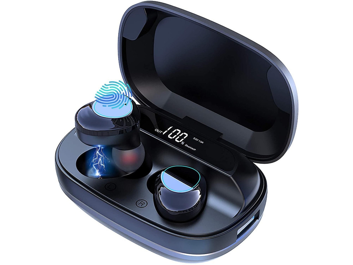 Auriculares In Ear Plata YIZHOOD True Wireless Bluetooth Plateado
