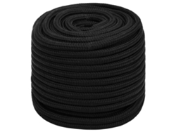 Cuerda de trabajo de poliéster negra de 16 mm y 100 m HARLANV1
