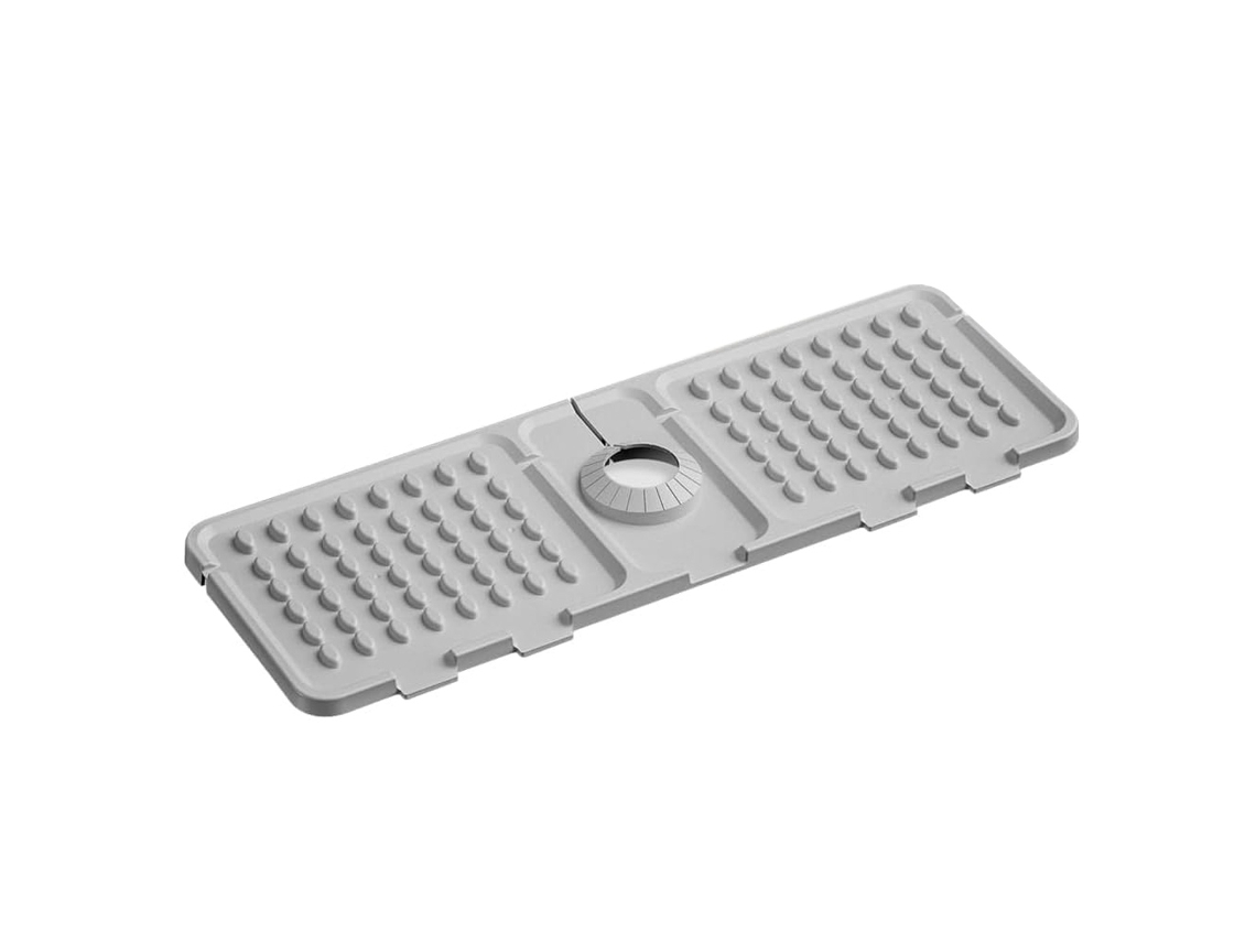 VYLARA Tapete De Silicone Para Pia, Protetor De Torneira, Antiderrapante E Com Suporte Para Esponja